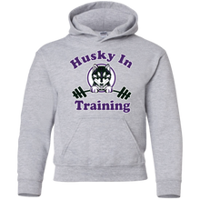 Load image into Gallery viewer, Husky in training G185B Gildan Youth Pullover Hoodie