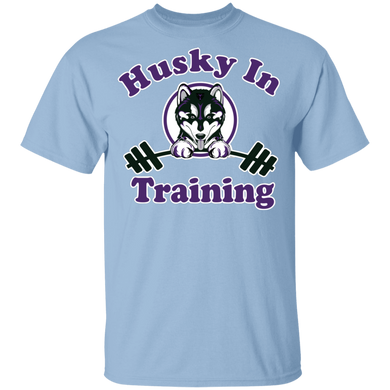 Husky in training G500B Gildan Youth 5.3 oz 100% Cotton T-Shirt