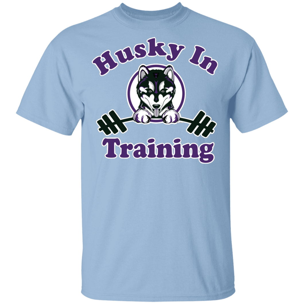 Husky in training G500B Gildan Youth 5.3 oz 100% Cotton T-Shirt