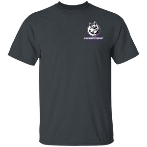 Logo with Purple custom text G500 Gildan 5.3 oz. T-Shirt