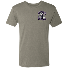 Load image into Gallery viewer, Wrestling-Purple-text NL6010 Next Level Men&#39;s Triblend T-Shirt