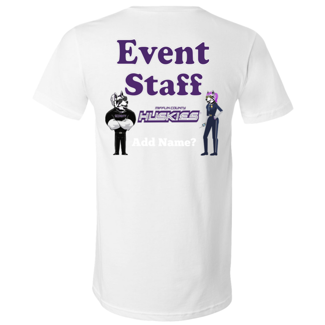 3005 Bella + Canvas Unisex Jersey SS V-Neck T-Shirt event