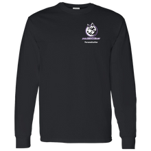 Load image into Gallery viewer, Logo with White Custom Text G540 Gildan LS T-Shirt 5.3 oz.