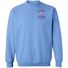 Load image into Gallery viewer, Bowling-purple text G180 Gildan Crewneck Pullover Sweatshirt  8 oz.