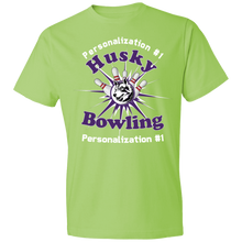 Load image into Gallery viewer, Bowling-white text 980 Lightweight T-Shirt 4.5 oz