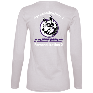 884L Anvil Ladies' Lightweight LS T-Shirt