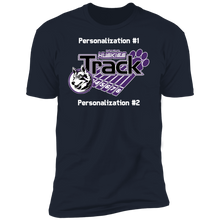 Load image into Gallery viewer, Track-white text NL3600 Premium Short Sleeve T-Shirt