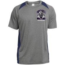 Load image into Gallery viewer, Wrestling-White-text YST361 Sport-Tek Youth Colorblock Performance T-Shirt