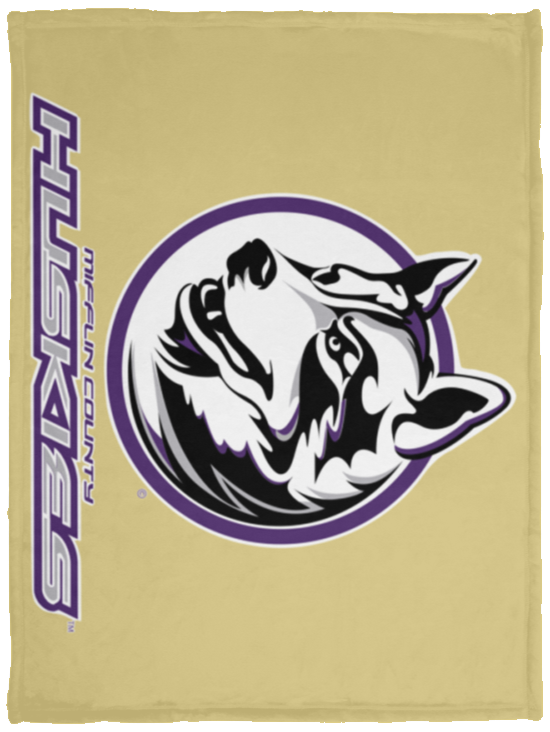 Tan Background VPS Cozy Plush Fleece Blanket - 30x40