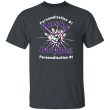 Load image into Gallery viewer, Bowling-white text G500 5.3 oz. T-Shirt