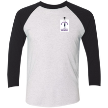 Load image into Gallery viewer, NL6051 Next Level Tri-Blend 3/4 Sleeve Baseball Raglan T-Shirt event