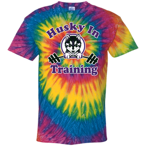 Husky in training CD100Y Youth Tie Dye T-Shirt