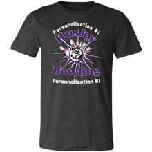Load image into Gallery viewer, Bowling-white text 3001C Unisex Jersey Short-Sleeve T-Shirt