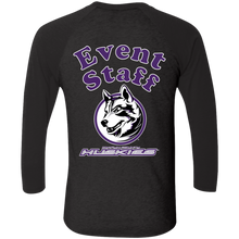 Load image into Gallery viewer, NL6051 Next Level Tri-Blend 3/4 Sleeve Baseball Raglan T-Shirt event