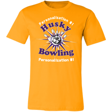 Load image into Gallery viewer, Bowling-white text 3001C Unisex Jersey Short-Sleeve T-Shirt