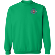 Load image into Gallery viewer, Basketball-purple-text G180 Gildan Crewneck Pullover Sweatshirt  8 oz.
