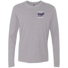 Load image into Gallery viewer, Track-white text NL3601 Next Level Men's Premium LS