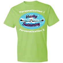 Load image into Gallery viewer, Swimming-white_text 980 Lightweight T-Shirt 4.5 oz
