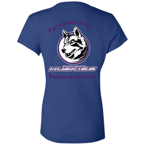 B6005 Bella + Canvas Ladies' Jersey V-Neck T-Shirt