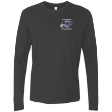 Load image into Gallery viewer, Track-white text NL3601 Next Level Men's Premium LS