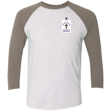 Load image into Gallery viewer, NL6051 Next Level Tri-Blend 3/4 Sleeve Baseball Raglan T-Shirt event