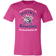 Load image into Gallery viewer, Bowling-white text 3001C Unisex Jersey Short-Sleeve T-Shirt