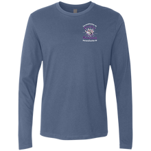 Load image into Gallery viewer, Bowling-white text NL3601 Next Level Men's Premium LS