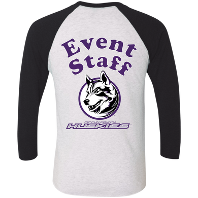 NL6051 Next Level Tri-Blend 3/4 Sleeve Baseball Raglan T-Shirt event