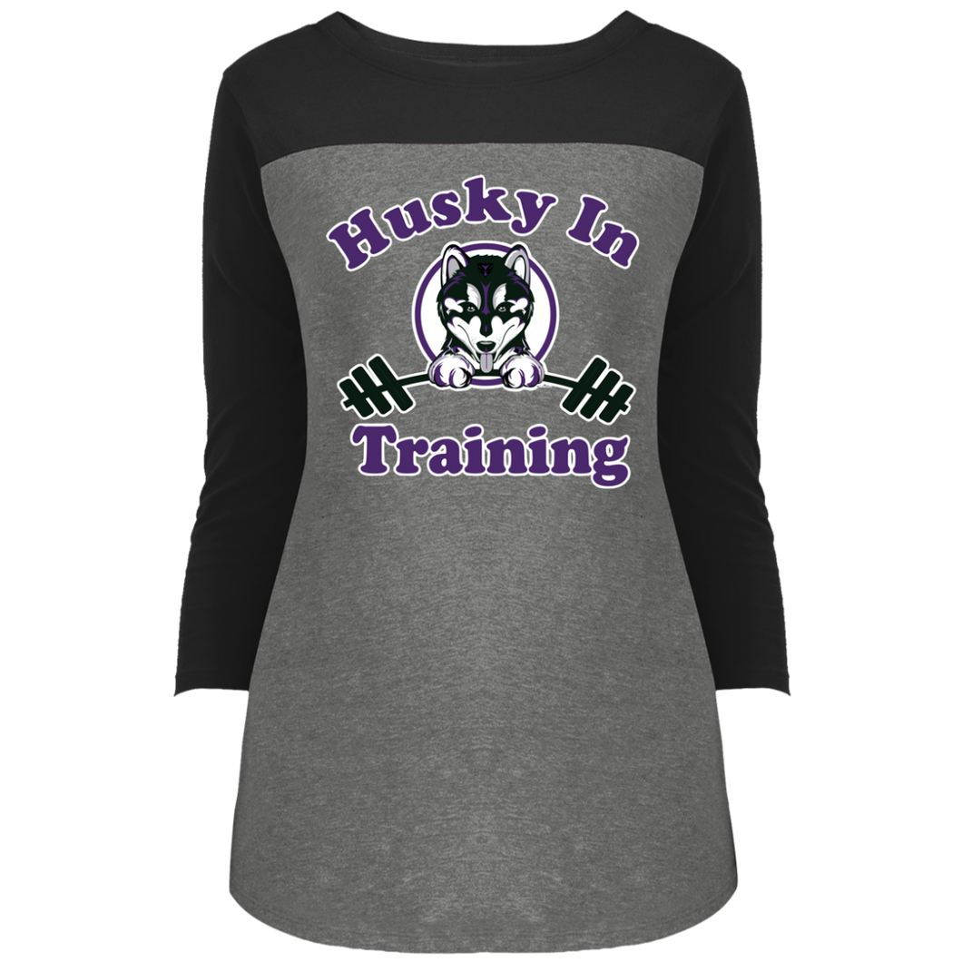 Husky in training DT2700 District Juniors' Rally 3/4 Sleeve T-Shirt