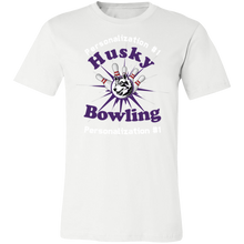 Load image into Gallery viewer, Bowling-white text 3001C Unisex Jersey Short-Sleeve T-Shirt