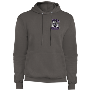 Wrestling-Purple-text PC78H Port & Co. Core Fleece Pullover Hoodie