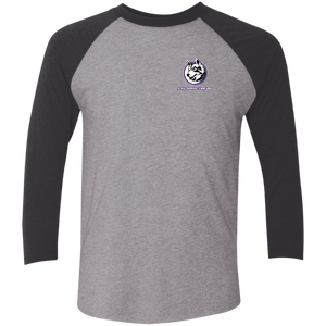 NL6051 Next Level Tri-Blend 3/4 Sleeve Baseball Raglan T-Shirt