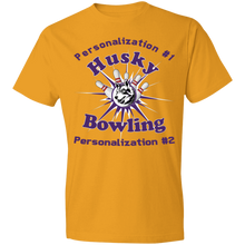 Load image into Gallery viewer, Bowling-purple text 980 Lightweight T-Shirt 4.5 oz