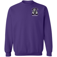 Load image into Gallery viewer, Wrestling-White-text G180 Gildan Crewneck Pullover Sweatshirt  8 oz.