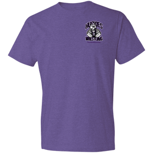 Wrestling-Purple-text 980 Anvil Lightweight T-Shirt 4.5 oz