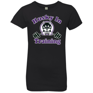 Husky in training NL3710 Next Level Girls' Princess T-Shirt