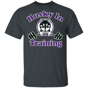 Husky in training G500B Gildan Youth 5.3 oz 100% Cotton T-Shirt
