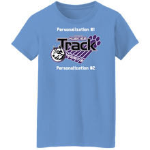 Load image into Gallery viewer, Track-white text G500L Ladies' 5.3 oz. T-Shirt