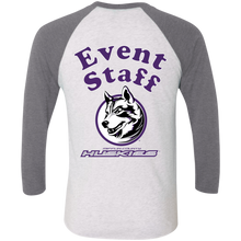 Load image into Gallery viewer, NL6051 Next Level Tri-Blend 3/4 Sleeve Baseball Raglan T-Shirt event