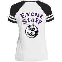 Load image into Gallery viewer, DM476 District Ladies&#39; Game V-Neck T-Shirt event