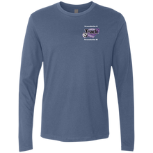 Load image into Gallery viewer, Track-white text NL3601 Next Level Men's Premium LS