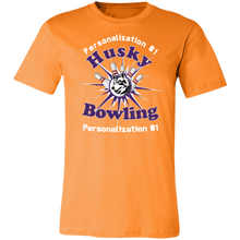Load image into Gallery viewer, Bowling-white text 3001C Unisex Jersey Short-Sleeve T-Shirt