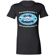 Load image into Gallery viewer, Swimming-white_text 6004 Ladies' Favorite T-Shirt