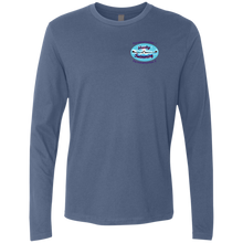 Load image into Gallery viewer, Swimming-purple_text NL3601 Next Level Men's Premium LS
