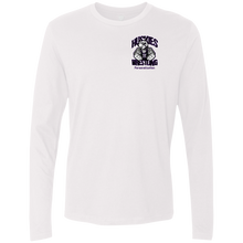 Load image into Gallery viewer, Wrestling-Purple-text NL3601 Next Level Men&#39;s Premium LS