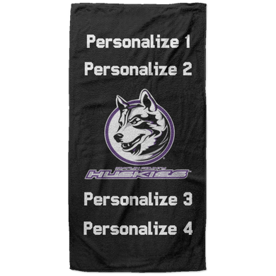 S6BETL Beach Towel - 37x74 black