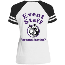 Load image into Gallery viewer, DM476 District Ladies&#39; Game V-Neck T-Shirt event