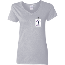 Load image into Gallery viewer, G500VL Gildan Ladies&#39; 5.3 oz. V-Neck T-Shirt event