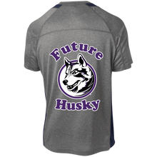Load image into Gallery viewer, Husky in training YST361 Sport-Tek Youth Colorblock Performance T-Shirt