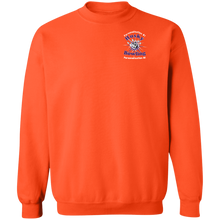 Load image into Gallery viewer, Bowling-white text G180 Gildan Crewneck Pullover Sweatshirt  8 oz.